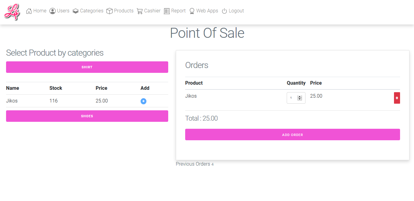 Laravel point of sale apps aplikasi kasir toko penjualan online